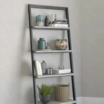 Bookcase // Gray Oak Veneers + Metal Frame