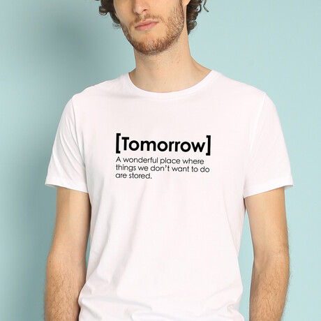 Tomorrow Definition T-Shirt // White (S)