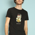 Money Cat T-Shirt // Black (S)