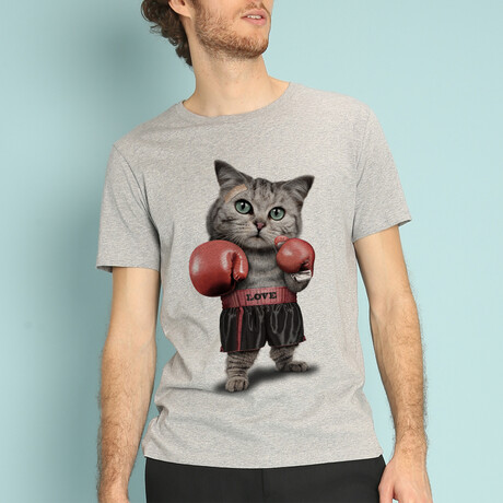 Boxing cat shop t shirt