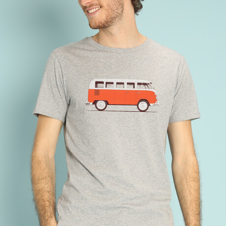 Red Van T-Shirt // Gray (S)