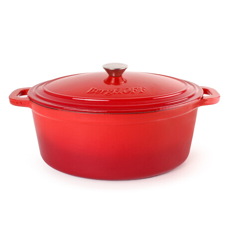 Neo 8qt Cast Iron Oval Covered Dutch Oven
