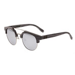 Unisex Kai Sunglasses // Gray + Silver Lens