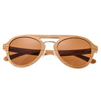 Unisex Cruz Sunglasses // Brown + Brown Lens