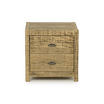 Albany Twin Size Bed Frame + Two 2-Drawer Nightstands // Set of 3 (Espresso)