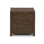 Albany Full Size Bed Frame + Two 2-Drawer Nightstands // Set of 3 (Espresso)