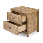 Albany Rustic Nightstand (Expresso)