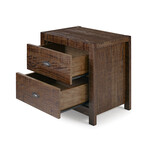 Albany Rustic Nightstand (Expresso)