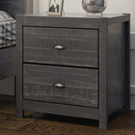 Albany Rustic Nightstand (Expresso)