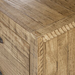 Albany Rustic Nightstand (Expresso)