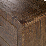 Albany Rustic Nightstand (Expresso)