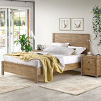 Albany Solid Wood Bed // Queen (Expresso)