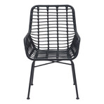 Lyon Dining Chair Black // Set of 2