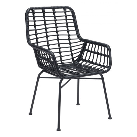 Lyon Dining Chair Black // Set of 2