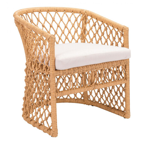 Darce Accent Chair Beige & Natural