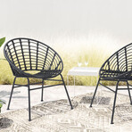 Cohen Dining Chair Black // Set of 2