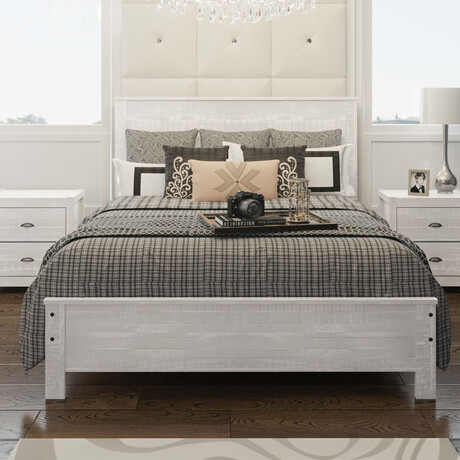 Albany Solid Wood Bed // Twin (Expresso)