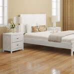 Albany Solid Wood Bed // Twin (Expresso)