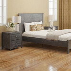 Albany Solid Wood Bed // Twin (Expresso)