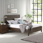 Albany Solid Wood Bed // Full (Expresso)