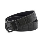 Leather Belt // Gray // Store Display