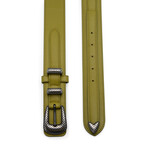 Leather Belt // Green // Store Display