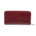 Leather Wallet // Maroon // Store Display