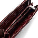 Leather Wallet // Maroon // Store Display