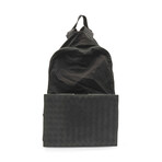 Nylon + Leather Backpack // Black // Store Display