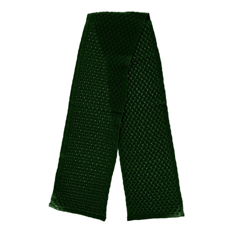 Fir Wool Scarf // Forest Green // Store Display