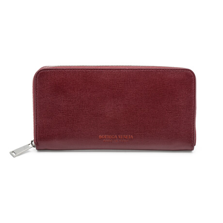 Leather Wallet // Maroon // Store Display