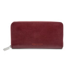 Leather Wallet // Maroon // Store Display