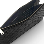 Intrecciato Leather Belt Bag // Black // Store Display