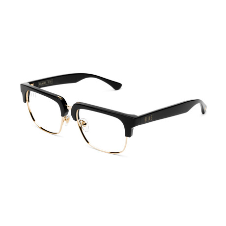 Unisex Belmont Optical Frames // Black + 24K Gold