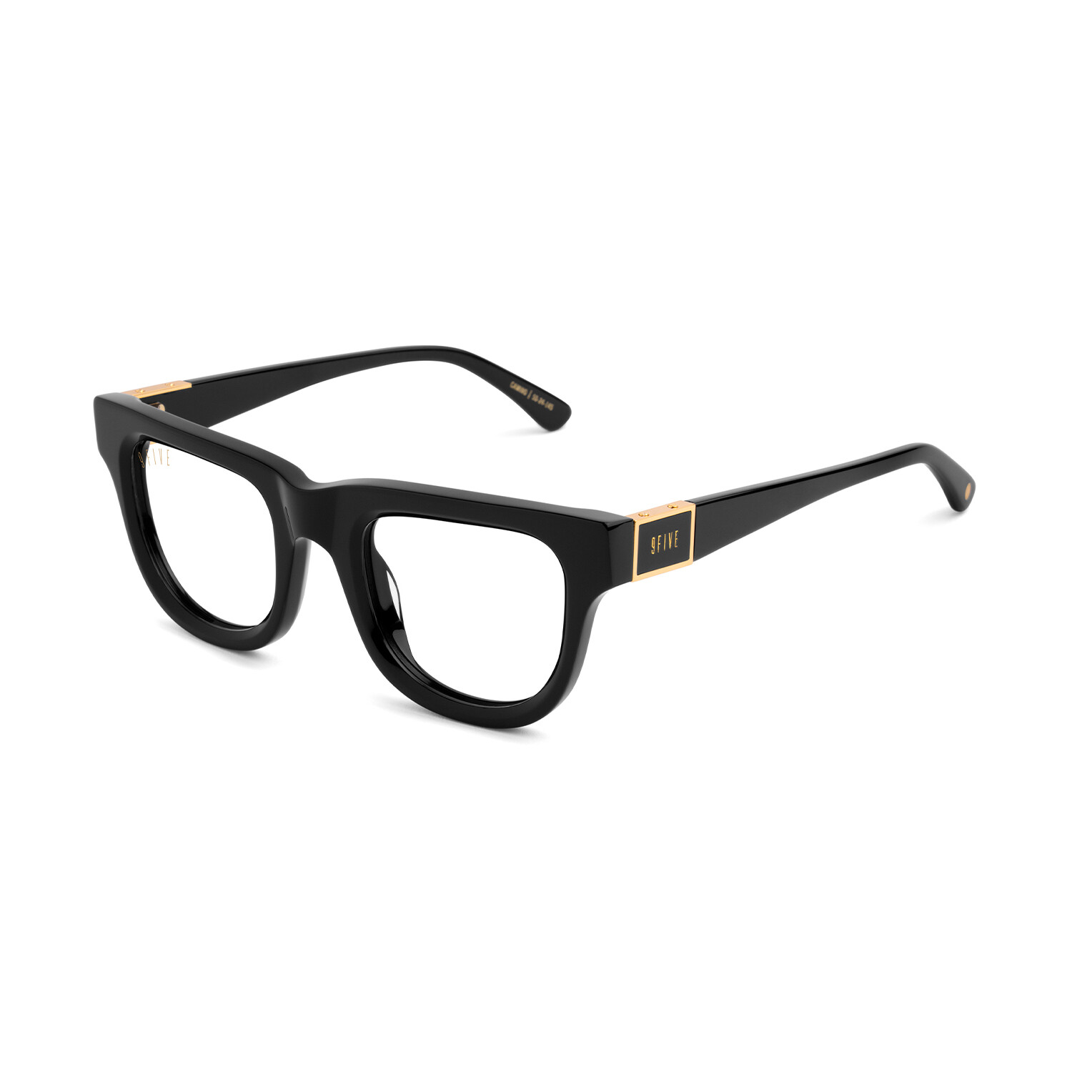 Unisex Camino Optical Frames // Black + 24K Gold - 9five - Touch of Modern