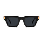 Unisex Avenue Sunglasses // Black + 24K Gold