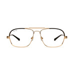 Unisex Avian Optical Frames // 24K Gold