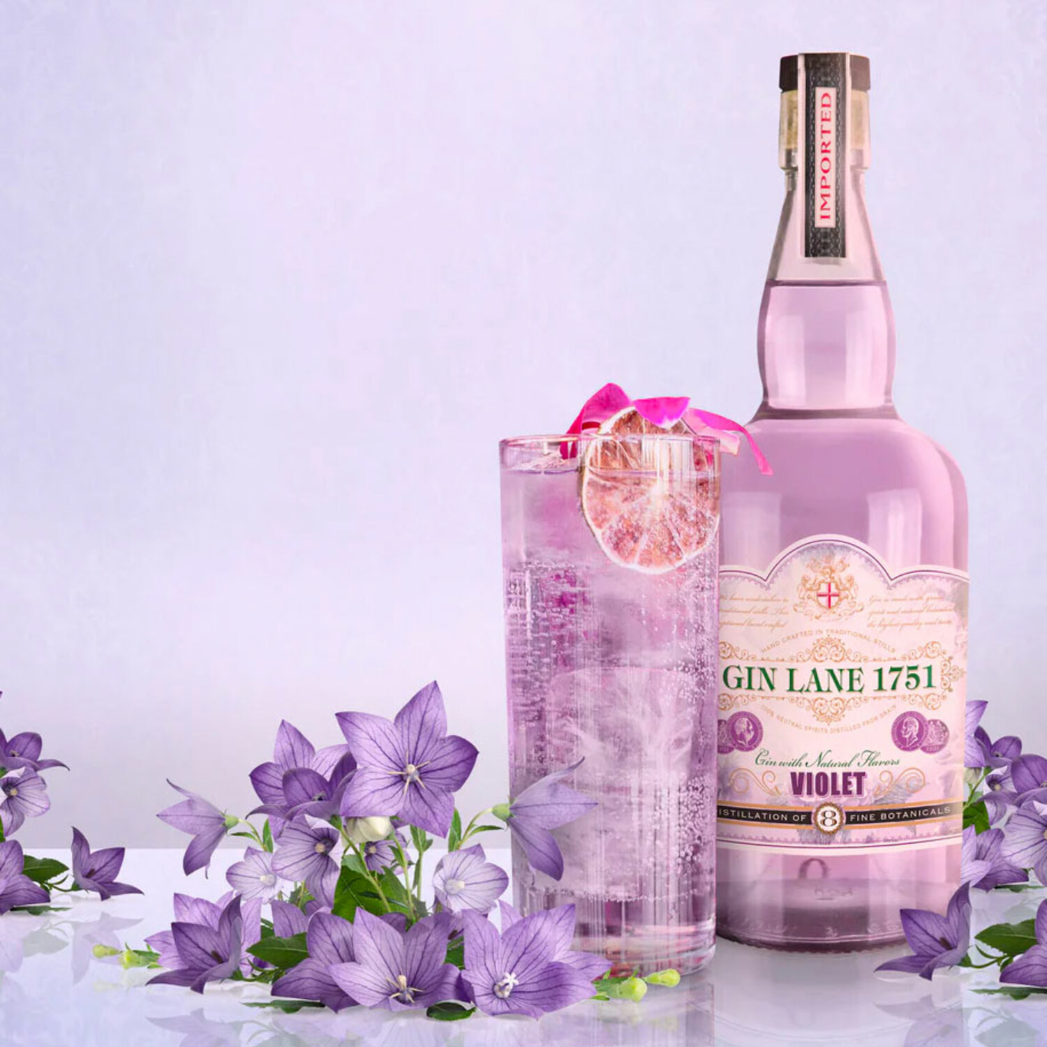 Violet Gin 750 ml Uniquely Crafted Gins Touch of Modern