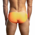 Neo Electrix Retro Cut Swim Brief // Neon Yellow (S)