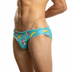 Nut + Butter Print Swim Brief // Nut + Butter Print (M)