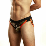 Del Mar Sport Cut Swim Brief // Camo Print (S)