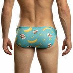 Nut + Butter Print Swim Brief // Nut + Butter Print (L)