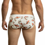 Nico Kai Sport Cut Swim Brief // Koi Print (L)