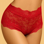 Sexy Lace Up Panty // Red (L)
