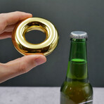 Set Of 2 Bottle Opener // Gold Pvd Finish