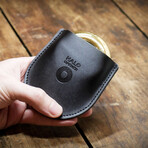 Genuine Leather Case With Stamp // Black