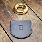 Genuine Leather Case With Stamp // Black