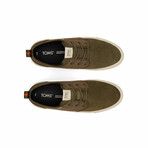 Carlo Terrain Canvas Shoe // Dark Olive (US: 10.5)