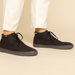 Carlo Mid Canvas Shoe // Black (US: 8)