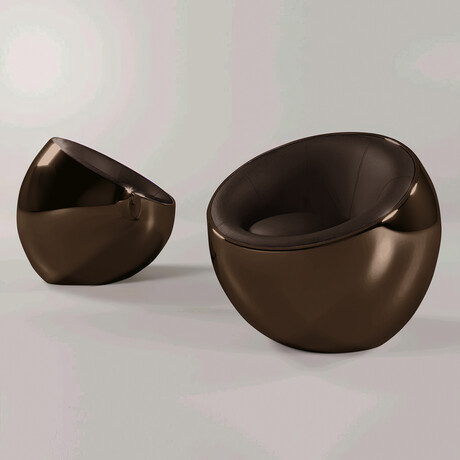 Meteora Statement Chair // Dark Brown